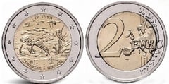 2 euro (Žuvintas Biosphere Reserve) from Lithuania
