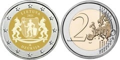 2 euro (Lithuanian Ethnographic Regions - Dzūkija) from Lithuania