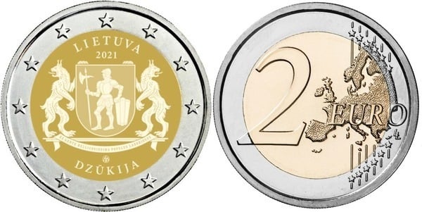 Photo of 2 euro (Regiones Etnográficas Lituanas - Dzūkija)