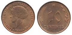 10 centimes from Luxembourg