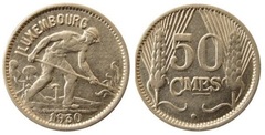 50 centimes from Luxembourg