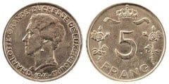 5 francs from Luxembourg