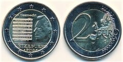 2 euro (Himno Nacional) from Luxembourg