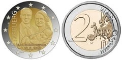 2 euro (Birth of Prince Charles) from Luxembourg