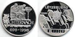 20 euro (1300th Anniversary of Echternach) from Luxembourg