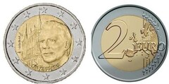 2 euro (Gran Duque Henri y Palacio Gran Ducal) from Luxembourg
