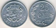 25 centimes from Luxembourg