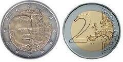 2 euro (Gran Duque Henri y Castillo de Berg) from Luxembourg