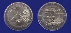 2 euro (100 Aniversario de la Muerte del Gran Duque Guillermo IV) from Luxembourg