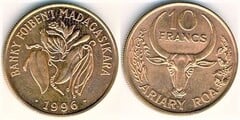 20 francs from Madagascar