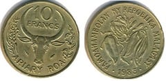 10 francs (FAO) from Madagascar