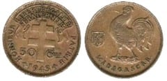50 centimes (Colonia Francesa) from Madagascar