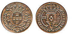5 réis (José I) from Madeira