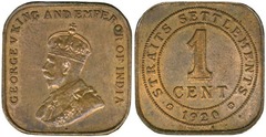 1 cent from Malaya & British Borneo