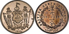 1 cent (British North Borneo) from Malaya & British Borneo