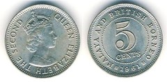 5 cents from Malaya & British Borneo