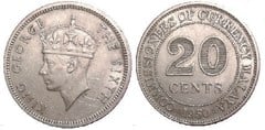 20 cents (George VI) from Malaya