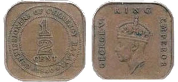 Photo of 1/2 cent (George VI)