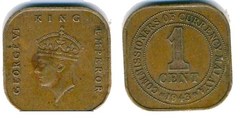1 cent (George VI) from Malaya