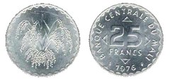 25 francs from Mali
