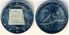 2 euro (40 Aniversario de la República de Malta en 1974) from Malta
