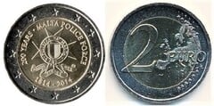 2 euro (200 Aniversario de la Policía de Malta) from Malta