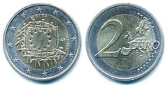 2 euro (30th Anniversary of the European Flag) from Malta