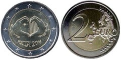 2 euro (Children and Solidarity - Love) from Malta