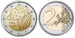2 euro (Children and Solidarity - Nature & Environment) from Malta
