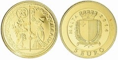 5 euro (Hos Hiem F. PHS. De Lileada) from Malta