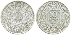 10 francs from Morocco