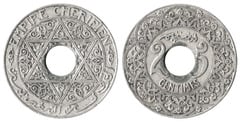 25 centimes from Morocco