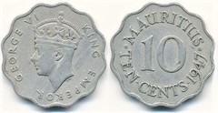10 cents from Mauritius