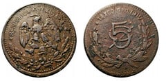 5 centavos (Taxco) from Mexico-Provinces