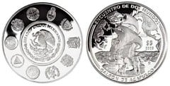 5 pesos (Encounter of Two Worlds) from Mexico