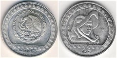20 pesos (Eagle Warrior) from Mexico