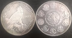 5 pesos (Harpy Eagle) from Mexico