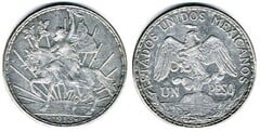 1 peso (Centenario del Grito de Independencia) from Mexico