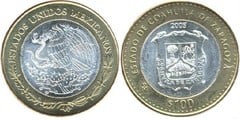 100 pesos (Estado de Coahuila de Zaragoza) from Mexico