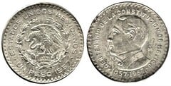 1 peso (100 Aniversario de la Constitución) from Mexico
