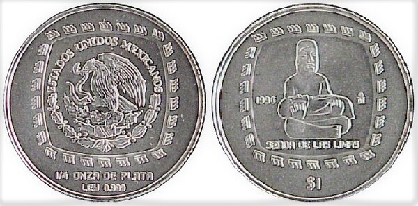 Photo of 1 peso-1/4 onza (Señor de las Limas)