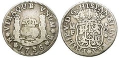 2 reales (Philip V) from Mexico