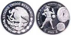 5 pesos (Copa Mundial de la FIFA-Alemania 2006) from Mexico
