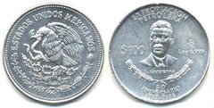 100 pesos ((Cincuentenario de la Expropiación Petrolera) from Mexico