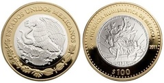 100 pesos (1 peso.1914.Peso de Caballito) from Mexico