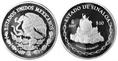 10 pesos (Estado de Sinaloa-Lugar de Pitahayas) from Mexico