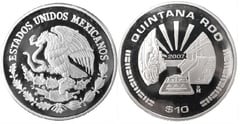 10 pesos (Quintana Roo) from Mexico