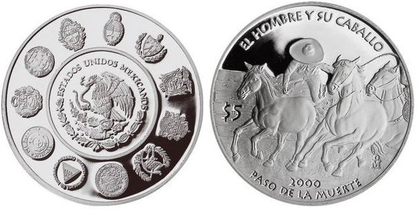Photo of 5 pesos (El Hombre y su Caballo)