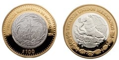 100 pesos (1/4 de Real.1834) from Mexico