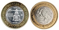 100 Pesos (470 Aniversario de la Casa de la Moneda) from Mexico